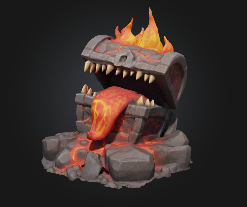Magma Maw Monument