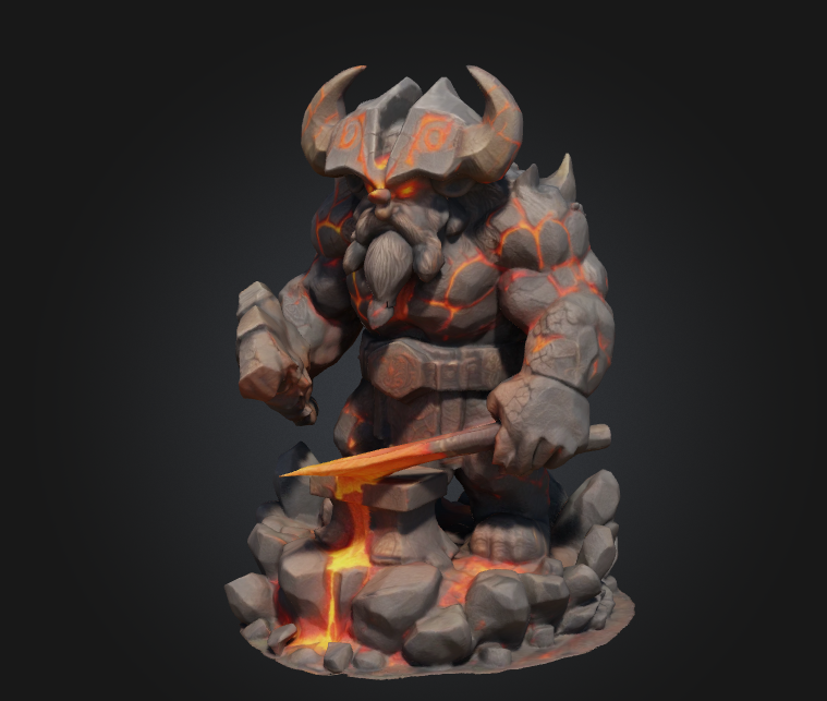 The Volcanic Forge Master